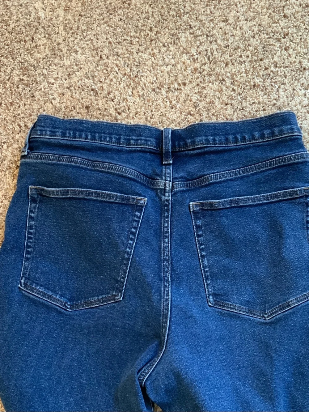 J. Crew Women’s Straight Jeans in Deep Blue Denim